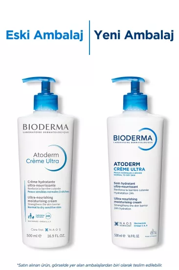 Bioderma Atoderm Cream Ultra | Kuru Ciltler İçin Nemlendirici 500 ml