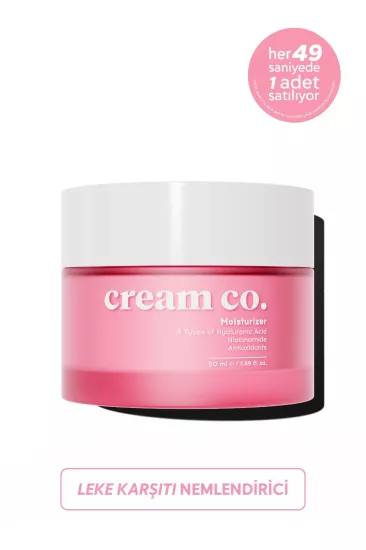 Cream Co. Su Bazlı Aydınlatıcı Nemlendirici Yüz Kremi 50 ml