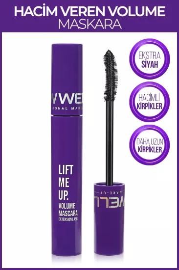 New Well Lift Me Up Volume Mascara 8 ml – Yoğun Hacim