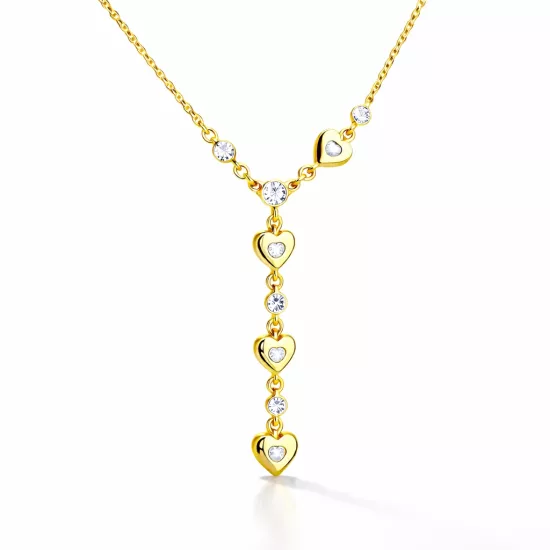 Gümüş Kalbe Giden Yol Zarif Kadın Kolye