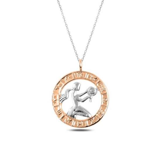 ​Gümüş Rose Başak Burcu Kolye